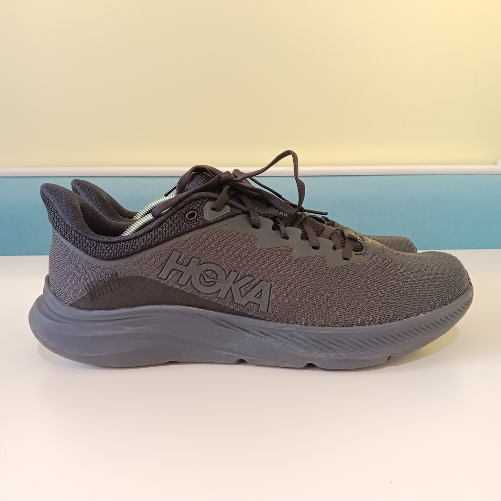 Hoka One One Solimar Shoes Mens 12.5 D Triple Black 1123074 BBLC Walk Running - Picture 5 of 11